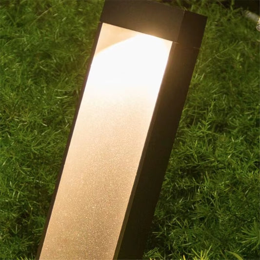 15W Outdoor Garden Bollard Light for Pathways and Landscapes - Aluminum Courtyard and Lawn Pillar Fixture