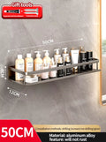 Bathroom Rack Bathroom Shelf Toilet Space Aluminum Hanging Rack Bathroom Organizer Hang on the Wall