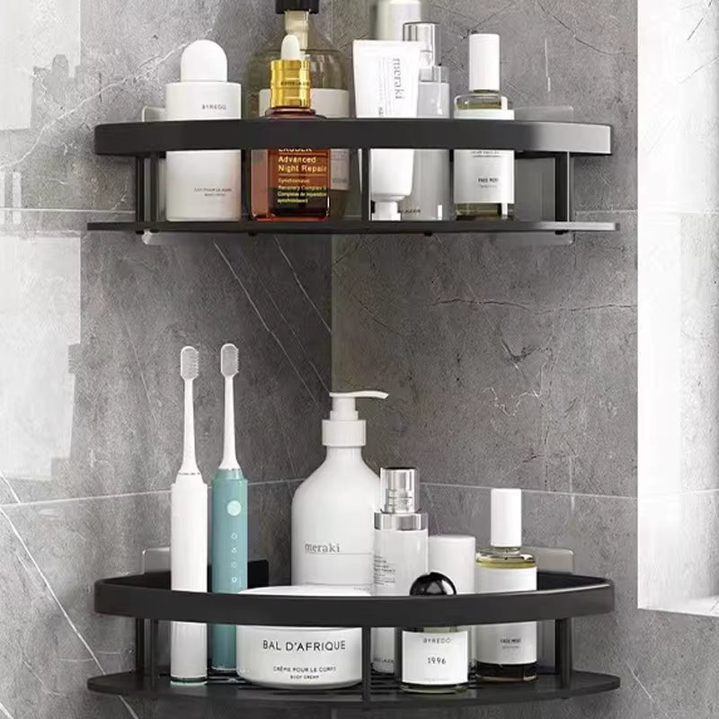Bathroom Shelves No-Punch Bathroom Sink Washbasin Toilet Tripod Makeup Storage Cabinet Shower Shelf Bathroom Accessories