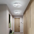 Verbrande 2-Light 25Cm LED Integrated Semi Flush Mount