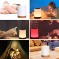 Touch Bedside Light, Bedroom Night Light, Dimmable Desk Light, Remote Control 13 Color Changing Light, Timed Shutdown, USB Charg