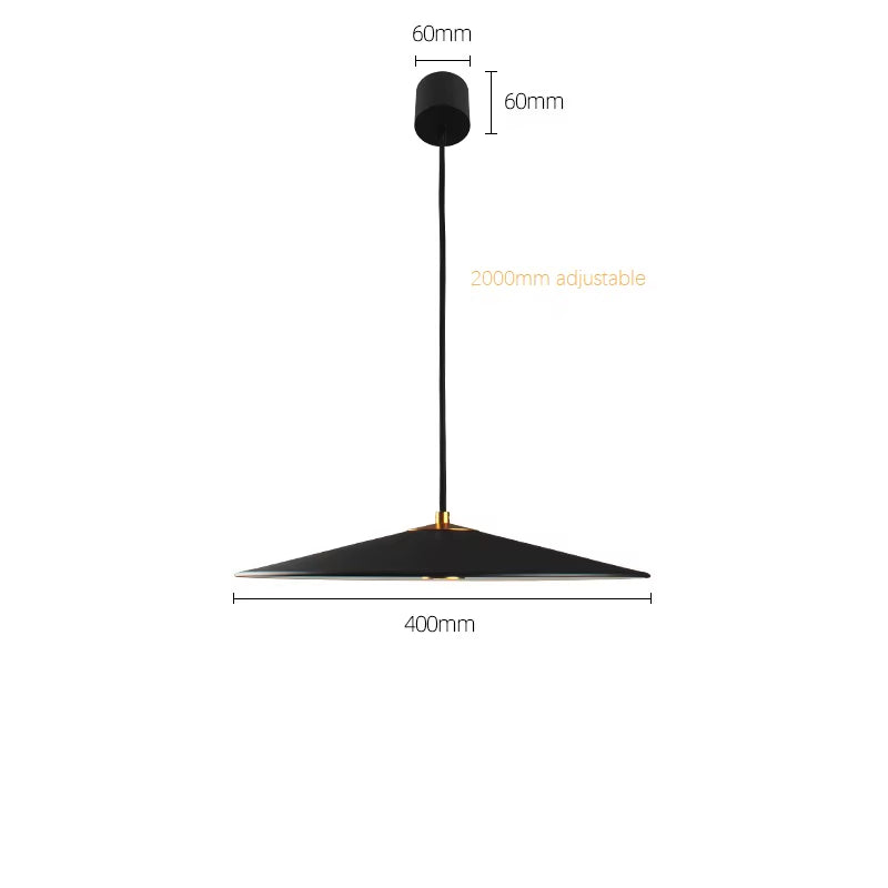 Aisilan 12W LED Minimalist Pendant Light - Modern Nordic Design for Cafes and Bars