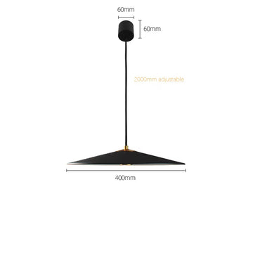 Aisilan 12W LED Minimalist Pendant Light - Modern Nordic Design for Cafes and Bars