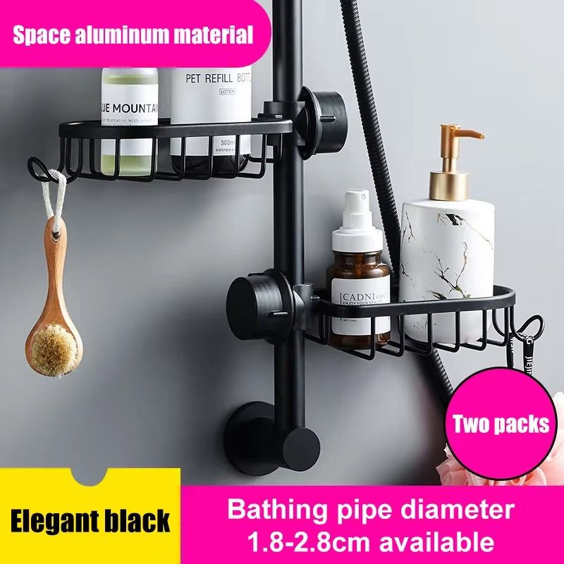 Bathroom Faucet Storage Rack Shower Soap Holder Bathroom Organization Shower Shelves Bathroom Accessories