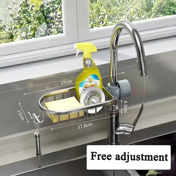 Bathroom Faucet Storage Rack Shower Soap Holder Bathroom Organization Shower Shelves Bathroom Accessories