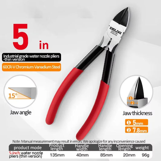 Nozzle Pliers Electronic Pliers Industrial Scissors Diagonal Pliers，For Cuttingmetalwirecableplasticswood