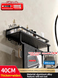 Bathroom Rack Bathroom Shelf Toilet Space Aluminum Hanging Rack Bathroom Organizer Hang on the Wall