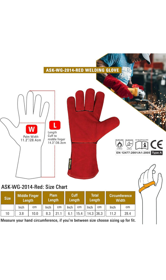 Heat Resitant Pro Welding Gloves