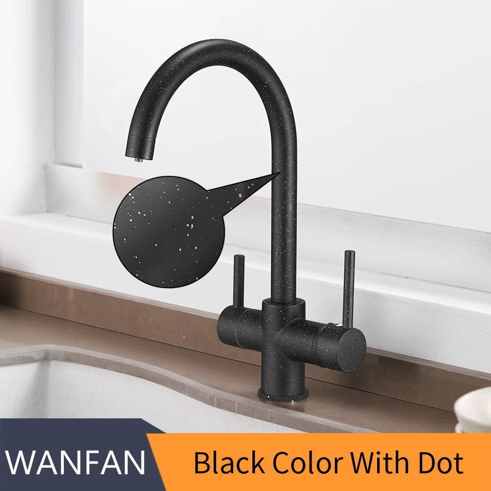 Black Kitchen Faucets Waterfilter Taps Kitchen Faucets Mixer Drinking Water Filter Faucet Kitchen Sink Tap Water Tap WF-0180