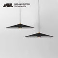 Aisilan 12W LED Minimalist Pendant Light - Modern Nordic Design for Cafes and Bars