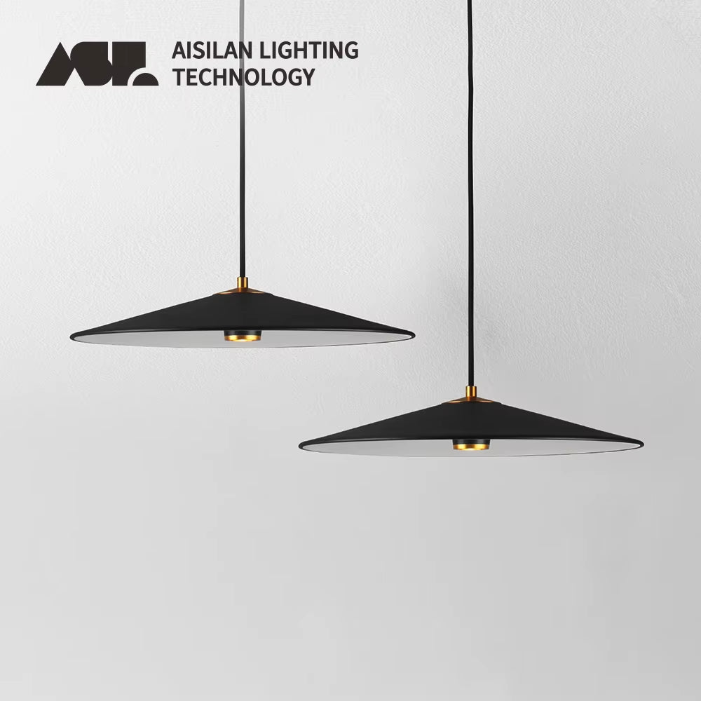 Aisilan 12W LED Minimalist Pendant Light - Modern Nordic Design for Cafes and Bars