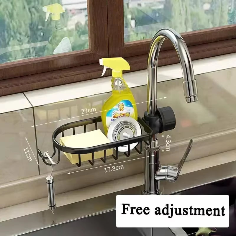 Bathroom Faucet Storage Rack Shower Soap Holder Bathroom Organization Shower Shelves Bathroom Accessories