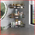 Bathroom Shelves No-Punch Bathroom Sink Washbasin Toilet Tripod Makeup Storage Cabinet Shower Shelf Bathroom Accessories